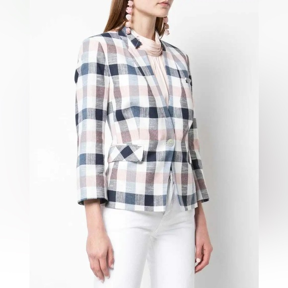 Preppy Blazer | Plaid| Checkered Blazer - Picture 7 of 14